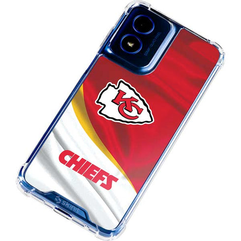 NFL Kansas City Chiefs Moto G 5G (2024) Clear Case