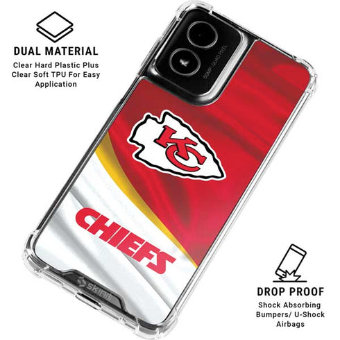 NFL Kansas City Chiefs Moto G Power 5G (2024) Clear Case