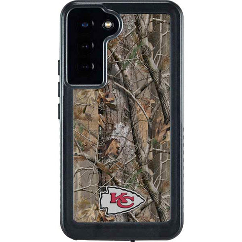 NFL Kansas City Chiefs Realtree AP Camo Galaxy S24 Plus Waterproof Case