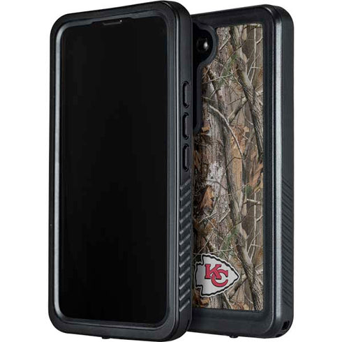 NFL Kansas City Chiefs Realtree AP Camo Galaxy S24 Plus Waterproof Case