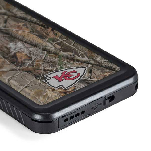 NFL Kansas City Chiefs Realtree AP Camo Galaxy S24 Plus Waterproof Case