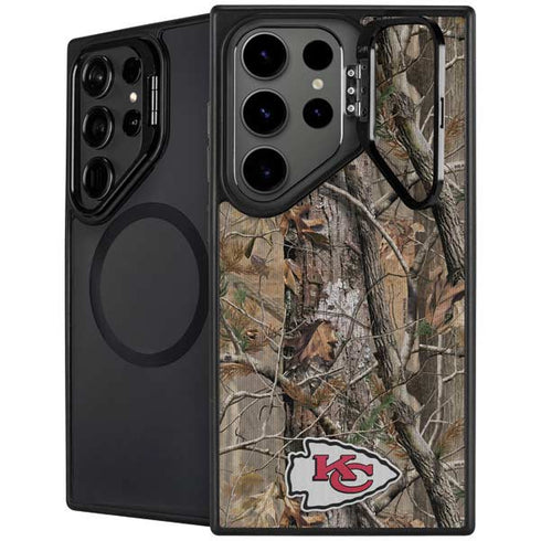 NFL Kansas City Chiefs Realtree AP Camo Galaxy S25 Ultra Kickstand Case