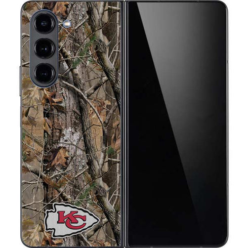 NFL Kansas City Chiefs Realtree AP Camo Galaxy Z Fold5 5G Skin
