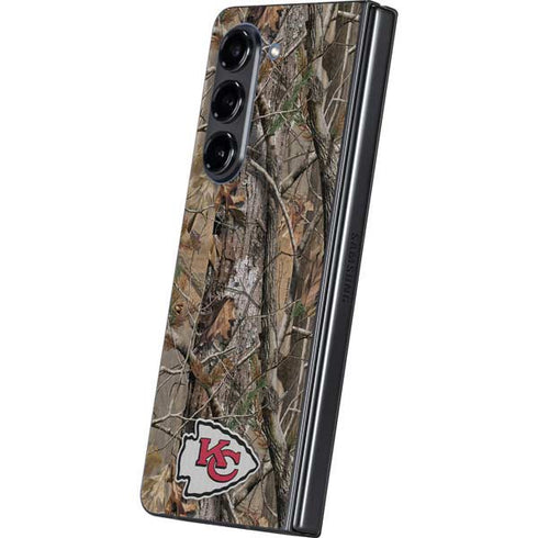 NFL Kansas City Chiefs Realtree AP Camo Galaxy Z Fold5 5G Skin