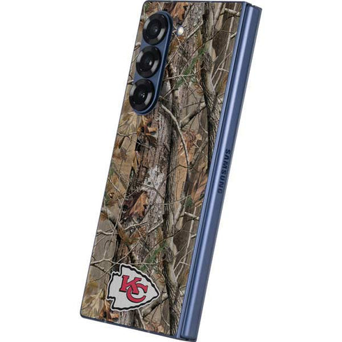 NFL Kansas City Chiefs Realtree AP Camo Galaxy Z Fold6 Skin
