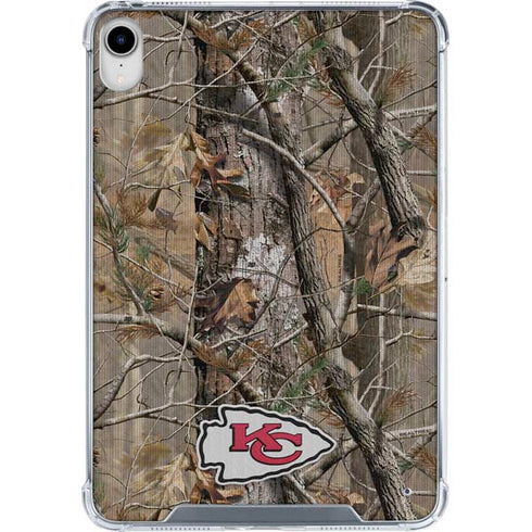 NFL Kansas City Chiefs Realtree AP Camo iPad 11th Gen (2025) Clear Case