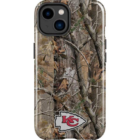 NFL Kansas City Chiefs Realtree AP Camo iPhone 15 Impact Case