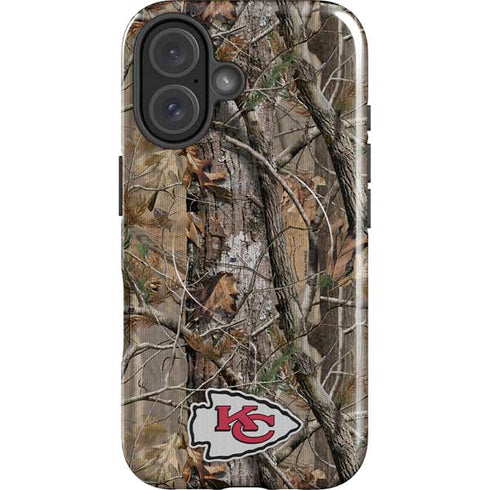 NFL Kansas City Chiefs Realtree AP Camo iPhone 16 Magsafe Impact Case