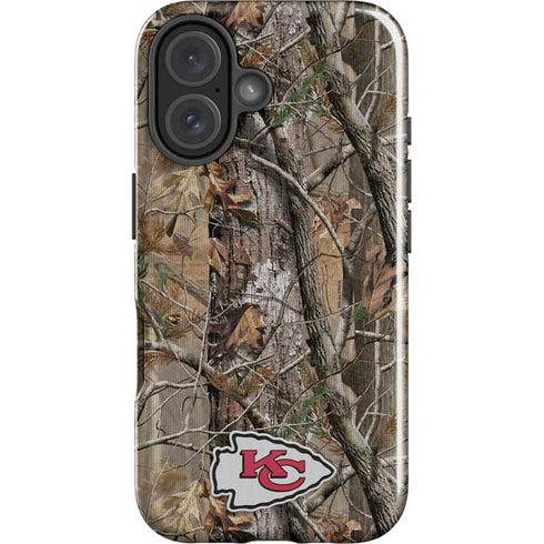 NFL Kansas City Chiefs Realtree AP Camo iPhone 16 Plus Impact Case