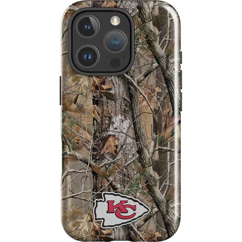 NFL Kansas City Chiefs Realtree AP Camo iPhone 16 Pro Max Magsafe Impact Case