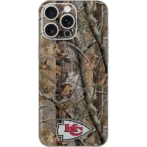 NFL Kansas City Chiefs Realtree AP Camo iPhone 16 Pro Max Skin