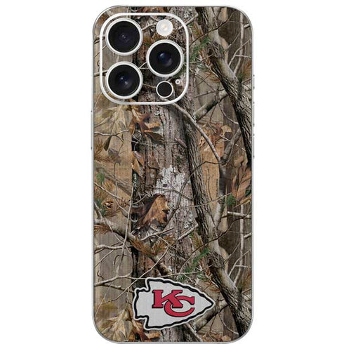 NFL Kansas City Chiefs Realtree AP Camo iPhone 16 Pro Skin