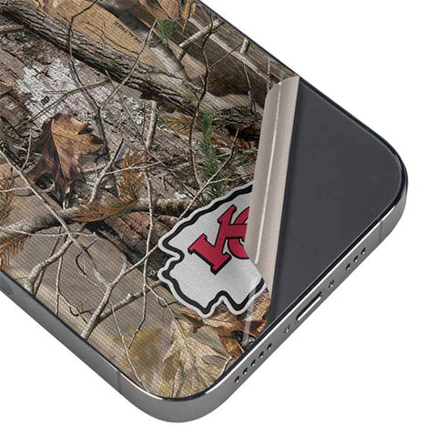 NFL Kansas City Chiefs Realtree AP Camo iPhone 16 Pro Skin