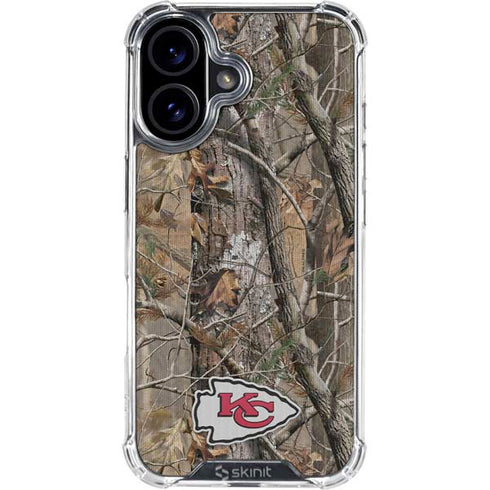 NFL Kansas City Chiefs Realtree AP Camo iPhone 17 Clear Case