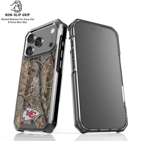 NFL Kansas City Chiefs Realtree AP Camo iPhone 18 Pro Clear Case