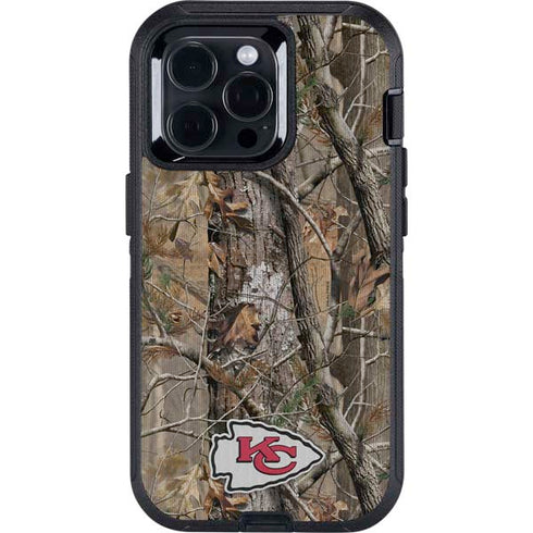 NFL Kansas City Chiefs Realtree AP Camo Otterbox Defender iPhone Skin