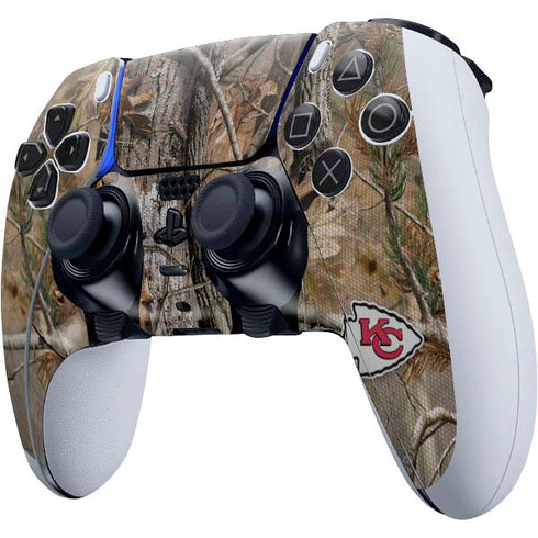 NFL Kansas City Chiefs Realtree AP Camo PS5 DualSense Edge Pro Controller Skin