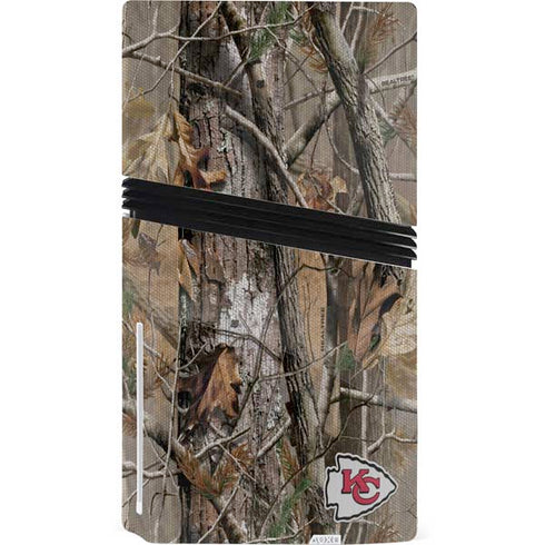 NFL Kansas City Chiefs Realtree AP Camo PS5 Pro Disk Console Skin