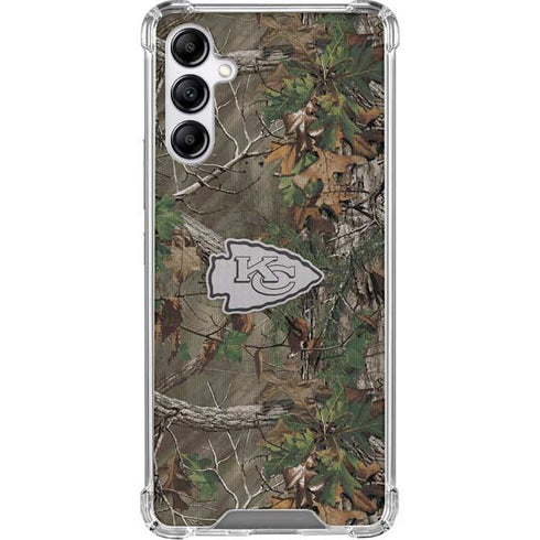 NFL Kansas City Chiefs Realtree Xtra Green Camo Gabb Phone 4 Clear Case