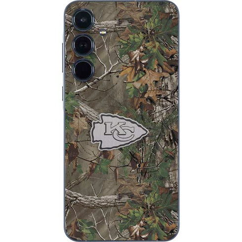 NFL Kansas City Chiefs Realtree Xtra Green Camo Galaxy A55 5G Skin