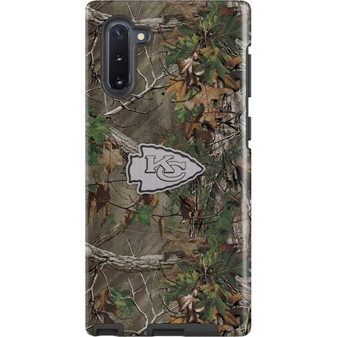 NFL Kansas City Chiefs Realtree Xtra Green Camo Galaxy Cases