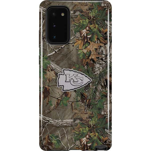 NFL Kansas City Chiefs Realtree Xtra Green Camo Galaxy Note20 5G Pro Case