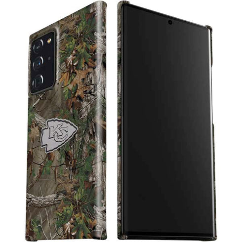 NFL Kansas City Chiefs Realtree Xtra Green Camo Galaxy Note20 Ultra 5G Lite Case