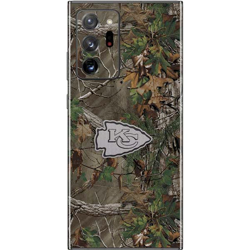 NFL Kansas City Chiefs Realtree Xtra Green Camo Galaxy Note20 Ultra 5G Skin