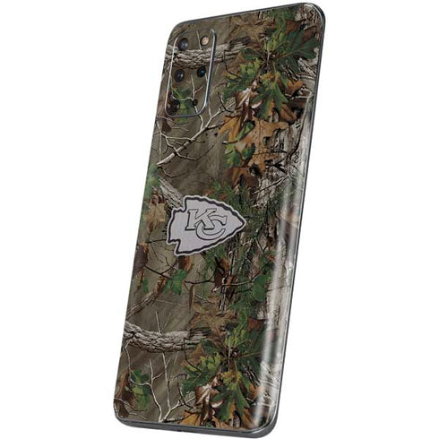 NFL Kansas City Chiefs Realtree Xtra Green Camo Galaxy S20 Plus Skin