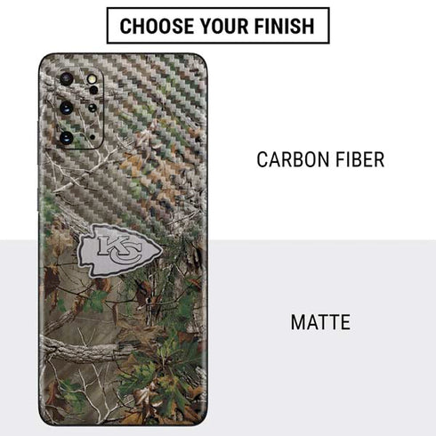 NFL Kansas City Chiefs Realtree Xtra Green Camo Galaxy S20 Plus Skin