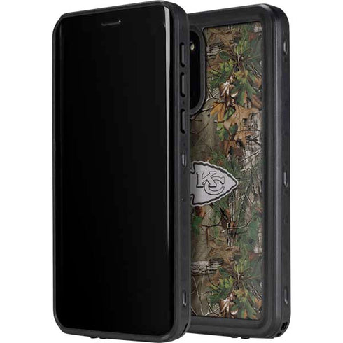 NFL Kansas City Chiefs Realtree Xtra Green Camo Galaxy S20 Plus Waterproof Case