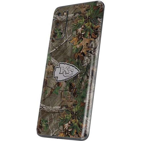 NFL Kansas City Chiefs Realtree Xtra Green Camo Galaxy S20 Skin