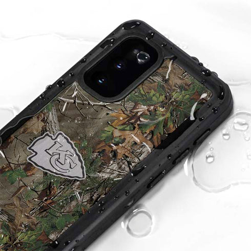 NFL Kansas City Chiefs Realtree Xtra Green Camo Galaxy S20 Waterproof Case