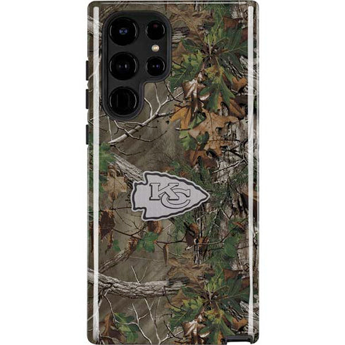 NFL Kansas City Chiefs Realtree Xtra Green Camo Galaxy Cases