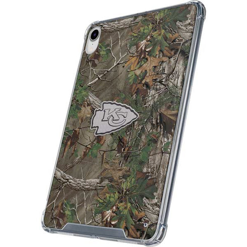 NFL Kansas City Chiefs Realtree Xtra Green Camo iPad 11th Gen (2025) Clear Case