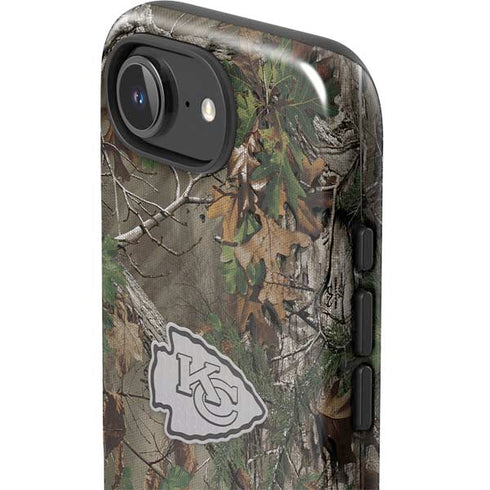 NFL Kansas City Chiefs Realtree Xtra Green Camo iPhone 16e Impact Case