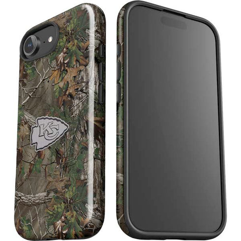 NFL Kansas City Chiefs Realtree Xtra Green Camo iPhone 16e Impact Case