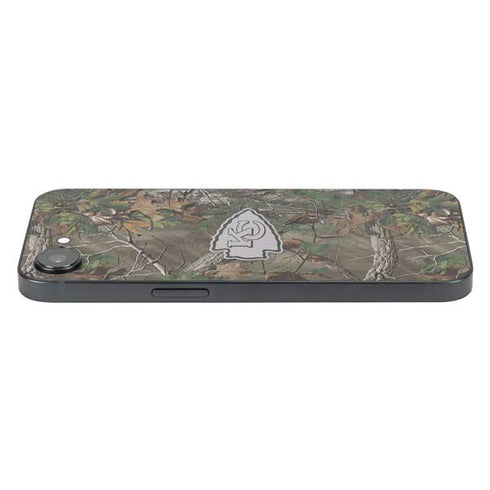 NFL Kansas City Chiefs Realtree Xtra Green Camo iPhone 16e Skin
