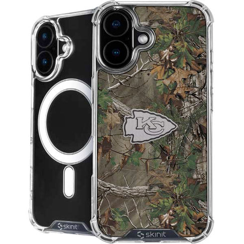 NFL Kansas City Chiefs Realtree Xtra Green Camo iPhone 17 MagSafe Case