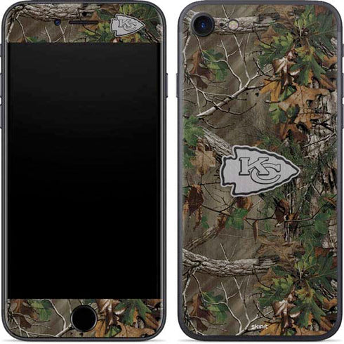 NFL Kansas City Chiefs Realtree Xtra Green Camo iPhone 8 Skin
