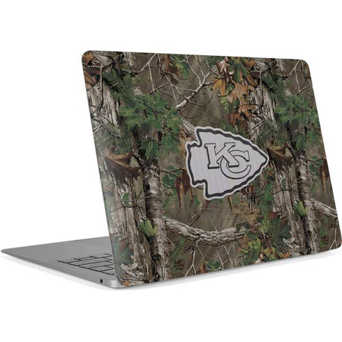 NFL Kansas City Chiefs Realtree Xtra Green Camo Apple MacBook Air Skin