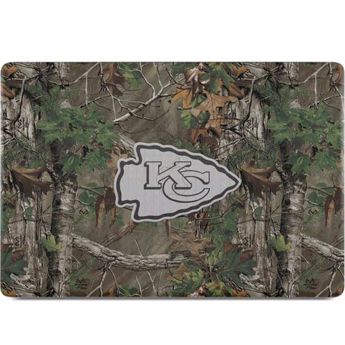 NFL Kansas City Chiefs Realtree Xtra Green Camo MacBook Skins