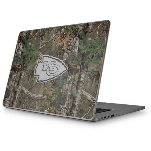 NFL Kansas City Chiefs Realtree Xtra Green Camo Apple MacBook Pro 17-inch Skin