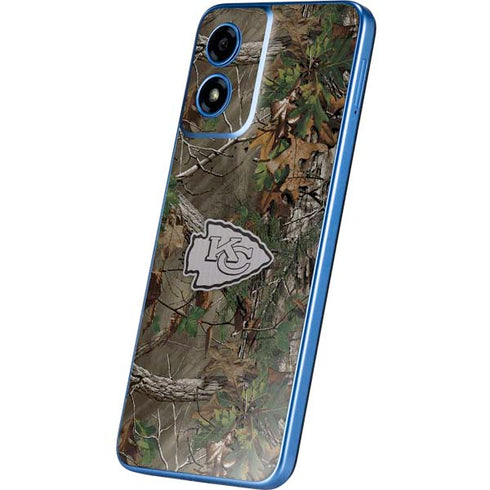 NFL Kansas City Chiefs Realtree Xtra Green Camo Moto G Play 4G (2024) Skin
