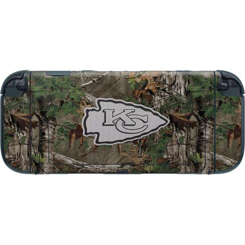NFL Kansas City Chiefs Realtree Xtra Green Camo Nintendo Switch 2 (2025) with Joy-Con Skin