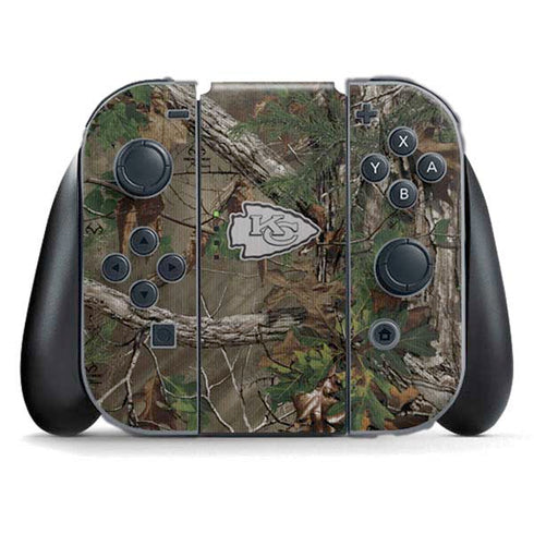 NFL Kansas City Chiefs Realtree Xtra Green Camo Nintendo Skins