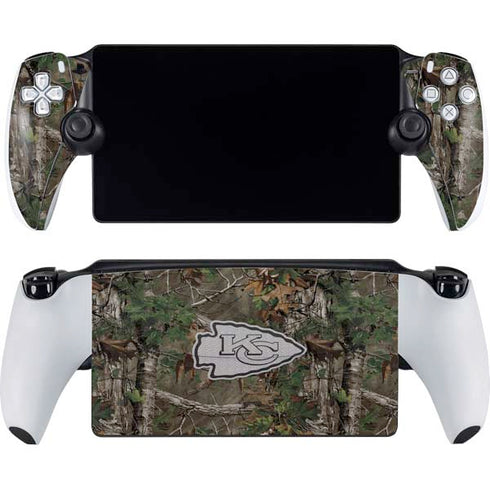 NFL Kansas City Chiefs Realtree Xtra Green Camo PlayStation Portal Remote Player Skin