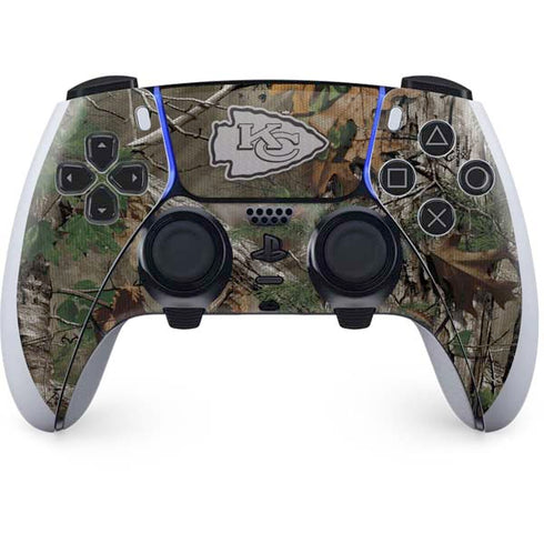 NFL Kansas City Chiefs Realtree Xtra Green Camo PlayStation PS5 Skins
