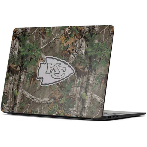 NFL Kansas City Chiefs Realtree Xtra Green Camo Surface Laptop 7 15in Skin