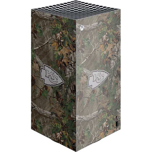 NFL Kansas City Chiefs Realtree Xtra Green Camo XBox Series X Digital Edition Console Skin